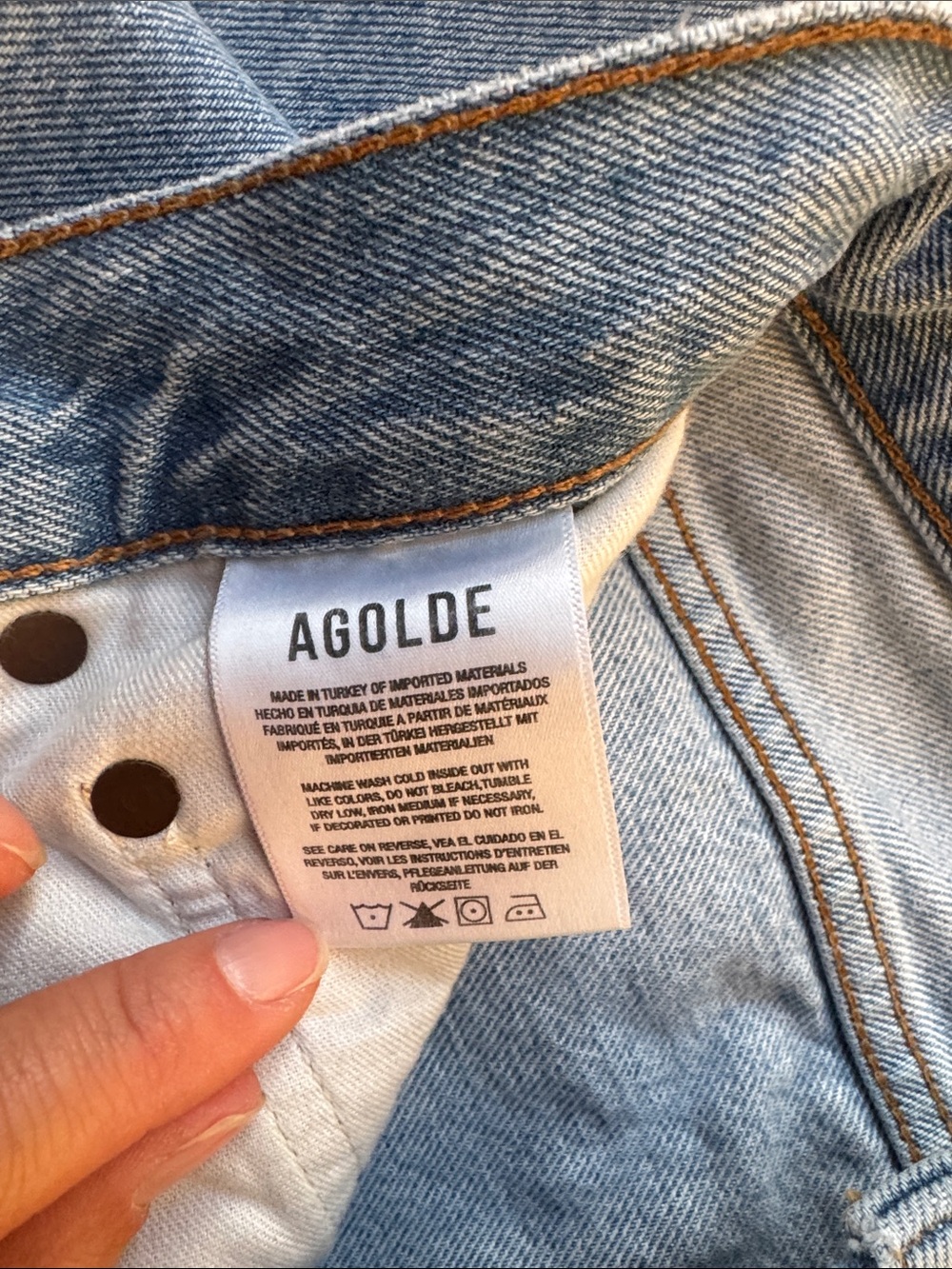 Agolde low curve Jean - Picture 4 of 5